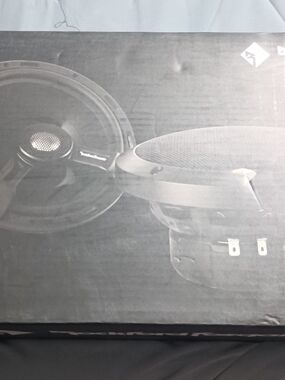 Car Audio Speakers Box with Rockford Fosgate T1650 - Black